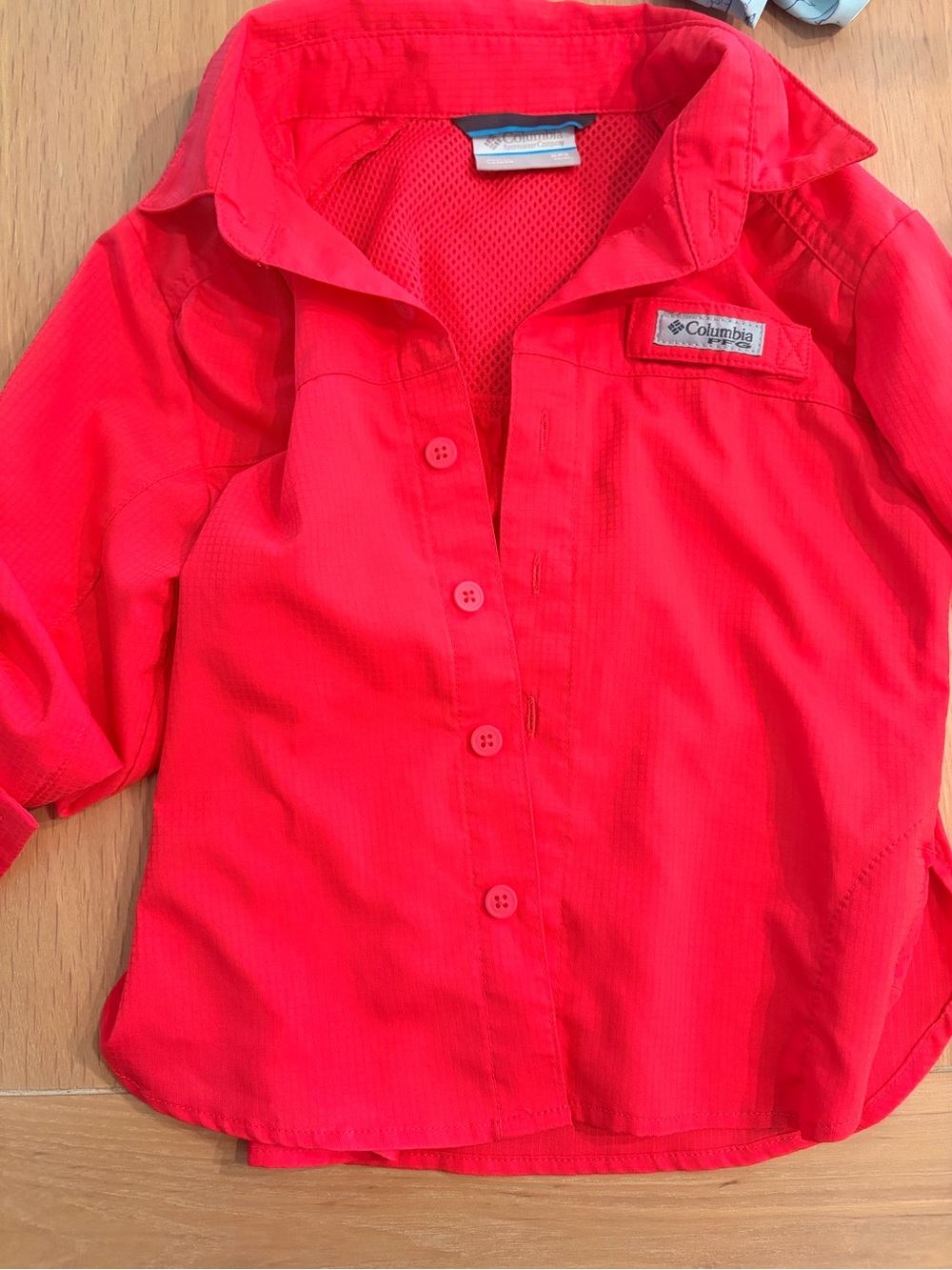Girls Columbia Fishing Shirt - size xxs (4/5)